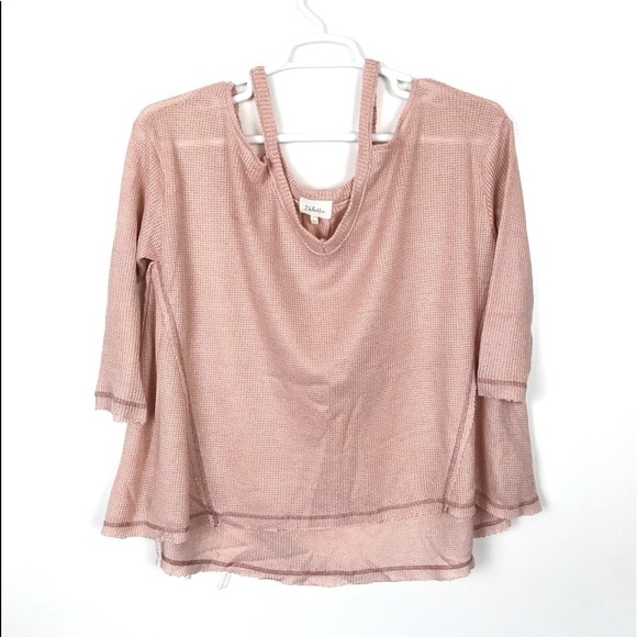 Anthropologie Deletta Millipa Pink Sweater Small - Picture 1 of 5